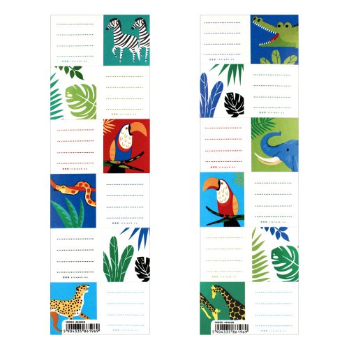 Animals, Safari Notebook Label