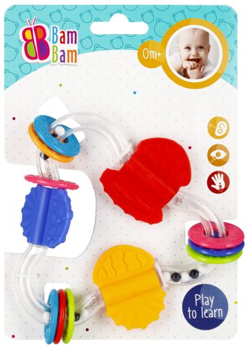 Colour baby rattle