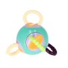 Colour sphere baby rattle