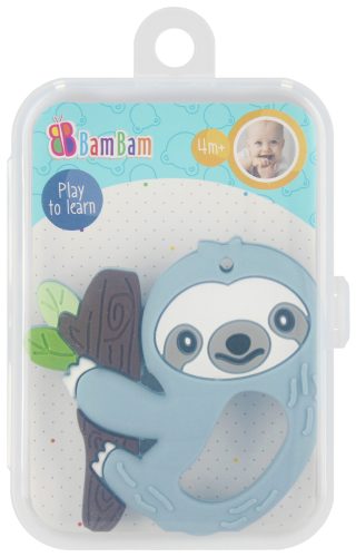 Sloth baby teether in box