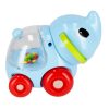 Elephant roll baby rattle