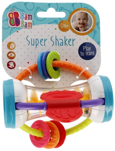 Colour baby rattle, mirror