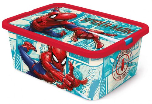 Spiderman plastic storage box 13 L