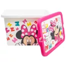 Disney Minnie  Edgy Bows plastic storage box 7 L