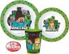 Minecraft Dinnerware, Micro plastic set, with cup 260 ml