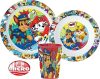 Paw Patrol Dinnerware, Micro plastic set, with cup 260 ml