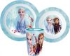 Disney Frozen Dinnerware, Micro plastic set, with cup 260 ml