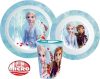 Disney Frozen Dinnerware, Micro plastic set, with cup 260 ml