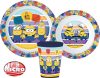 Minions Dinnerware, Micro plastic set, with cup 260 ml