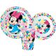 Disney Minnie Dinnerware, Micro plastic set, with cup 260 ml