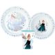 Disney Frozen Royally Cool Christmas Dinnerware, micro plastic set, with cup 260 ml