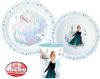 Disney Frozen Royally Cool Christmas Dinnerware, micro plastic set, with cup 260 ml