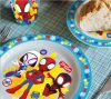 Spiderman Dinnerware, Micro plastic set, with cup 260 ml