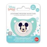  Disney Mickey  baby pacifier with play and sleep functions with case