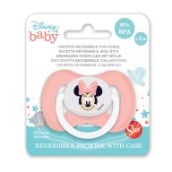 Disney Minnie  reversible baby pacifier with case