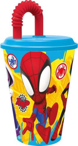 Spiderman Spidey Cup with Straw 430 ml