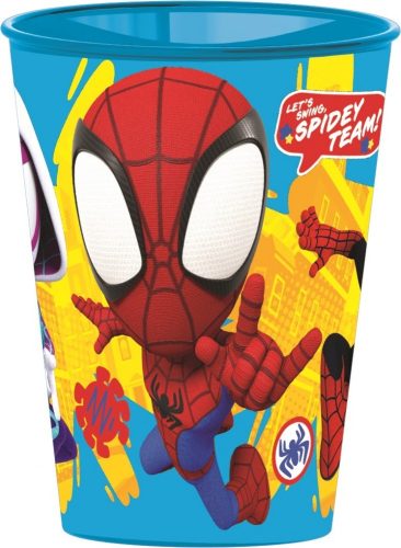 Spiderman cup, plastic 260 ml