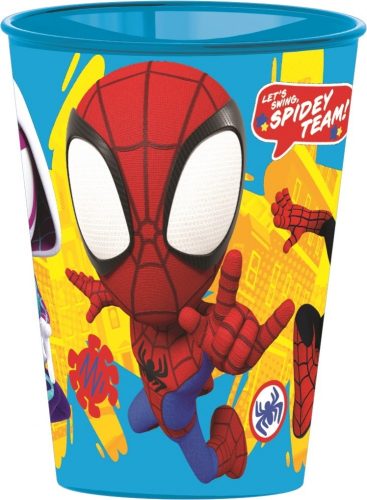 Spiderman cup, plastic 260 ml