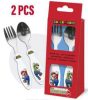 Super Mario metal cutlery set - 2 pieces