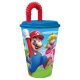 Super Mario Mushroom Kingdom Cup with Straw 430 ml