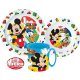 Disney Mickey Dinnerware, Micro plastic set with mug 350 ml