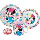 Disney Minnie  dinner set, micro plastic set with mug 350 ml