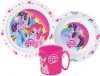 My Little Pony Dinnerware, Micro plastic set with mug 350 ml