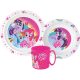 My Little Pony Dinnerware, Micro plastic set with mug 350 ml