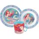 Disney Princess Ariel Dinnerware, micro plastic set with mug 350 ml