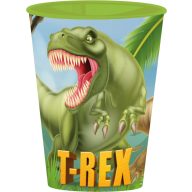 Dinosaur T-Rex cup, plastic 260 ml