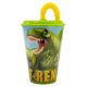 Dinosaur T-Rex Cup with Straw (430 ml)