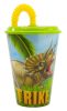 Dinosaur T-Rex Cup with Straw (430 ml)