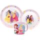 Disney Princess True Dinnerware, Micro plastic set with mug 265 ml