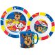 Paw Patrol Pup Power Dinnerware, Micro plastic set with mug 265 ml