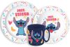 Disney Lilo and Stitch Palms Dinnerware, micro plastic set with mug 265 ml