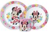 Disney Minnie Spring Dinnerware, micro plastic set with mug 265 ml