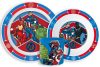 Avengers Army Dinnerware, micro plastic set with mug 265 ml