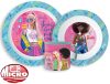 Barbie Dinnerware, micro plastic set with mug 265 ml