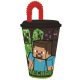 Minecraft Steve's Journey Cup with Straw 430 ml