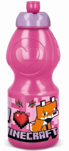 Minecraft Girls Line bottle, sports bottle 400 ml