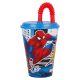 Spiderman Web-Jump Cup with Straw 430 ml