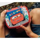 Disney Cars Lets Race funny Plastic Sandwich Box