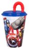 Avengers Heroic Squad Cup with Straw 430 ml