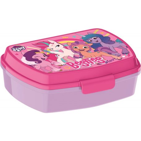 Hasbro My Little Pony Lunch Box School Sandwich Plastic Case Holder Container 