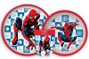 Spiderman Midnight Flyer non-slip Dinnerware, micro plastic set