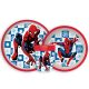 Spiderman Midnight Flyer non-slip Dinnerware, micro plastic set