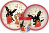 Bing Happy Carrots non-slip tableware set, micro plastic set