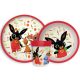 Bing Happy Carrots non-slip tableware set, micro plastic set