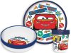 Disney Cars Stickers non-slip dinner set, micro plastic set