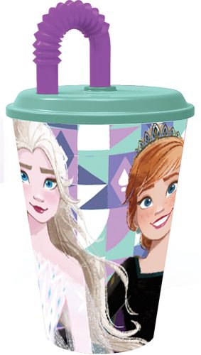 Disney Frozen Ice Magic Cup with Straw 430 ml